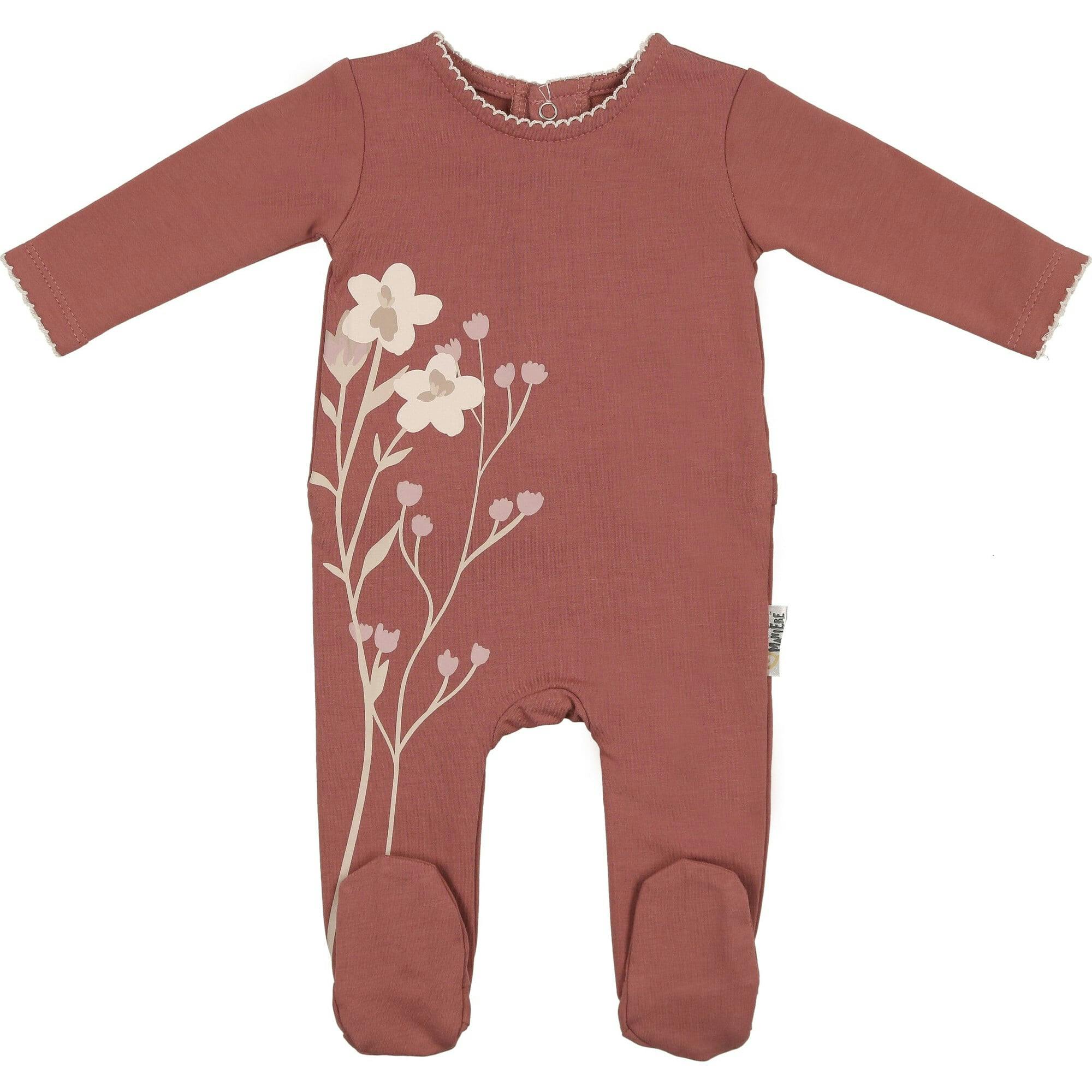 Blooming Bouquet Footie and Beanie Set