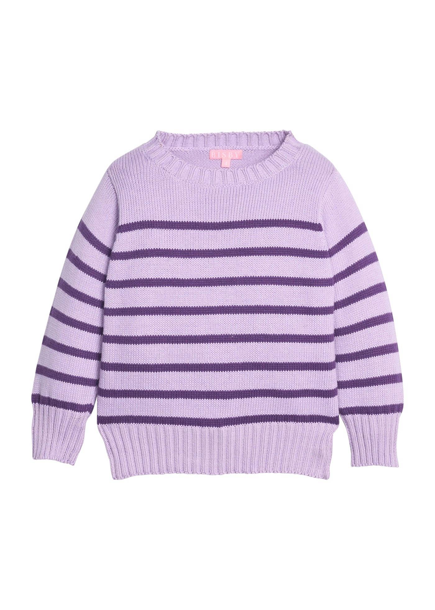 Striped Sweater - Purple