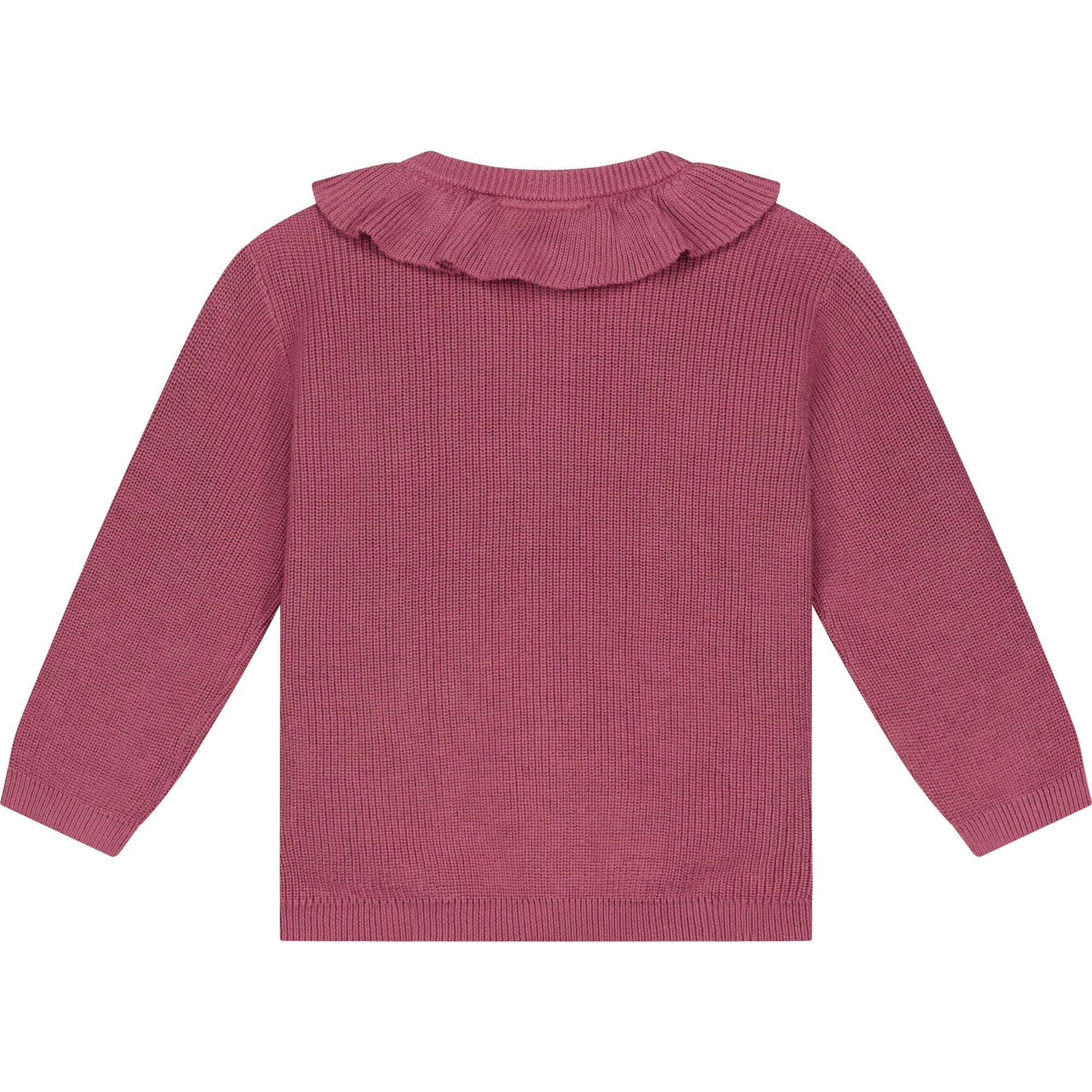 Ruffle Collar Cardigan