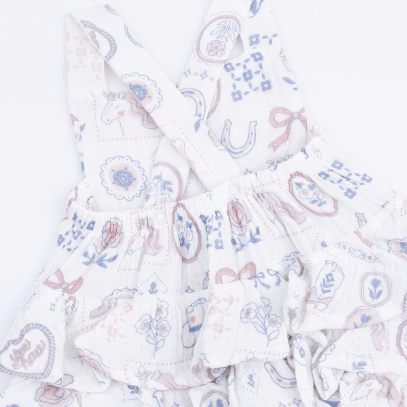 Country Western Heirlooms - Ruffle Sunsuit