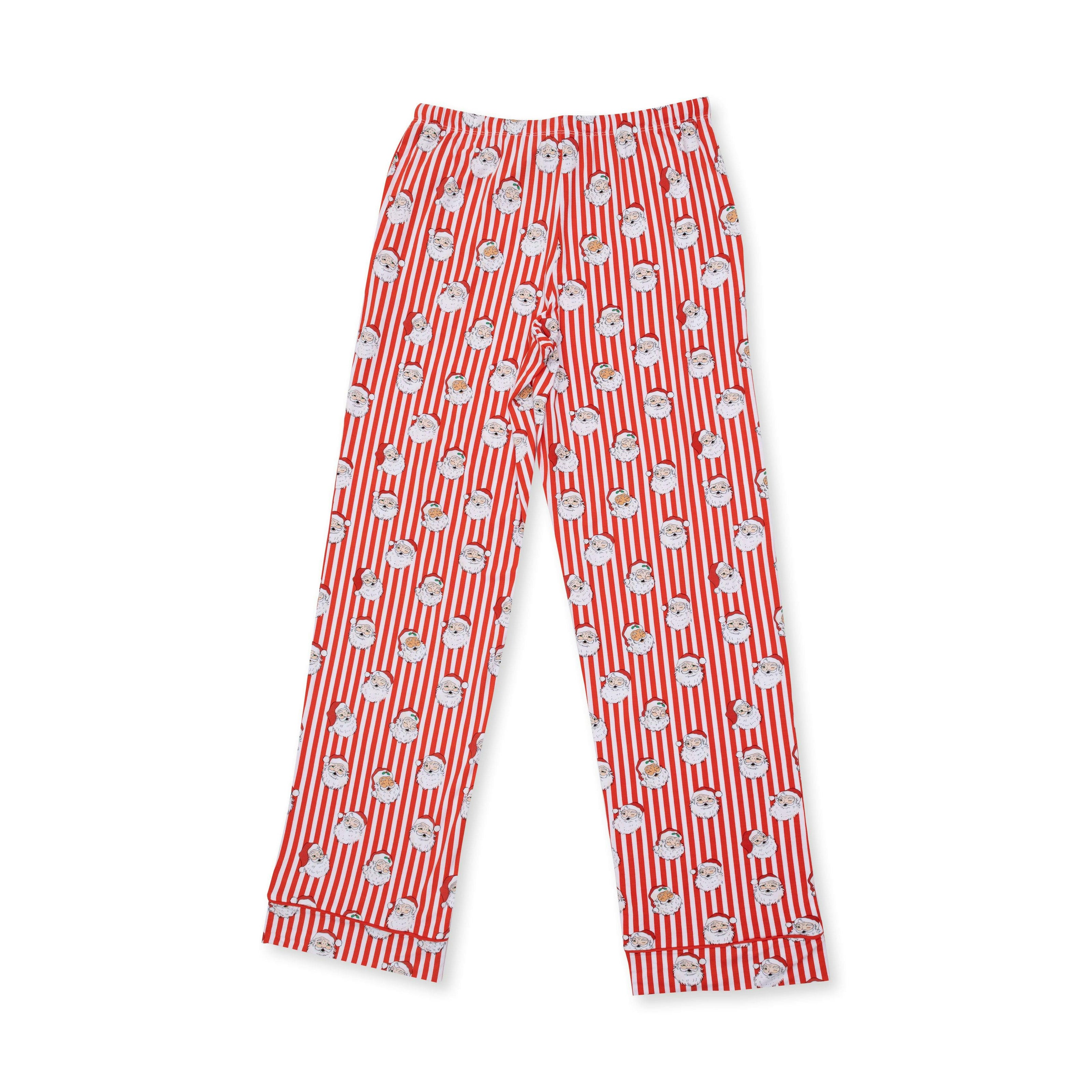 Vintage Santa Stripe - Adult Loungewear Pant