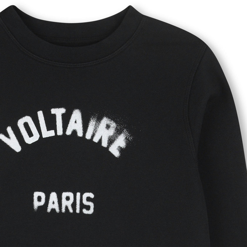 ZADIG & VOLTAIRE Paris Spray Sweatshirt - Black