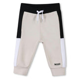 Sand Colorblock Jacket & Trousers Set