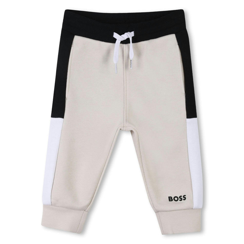 Sand Colorblock Jacket & Trousers Set