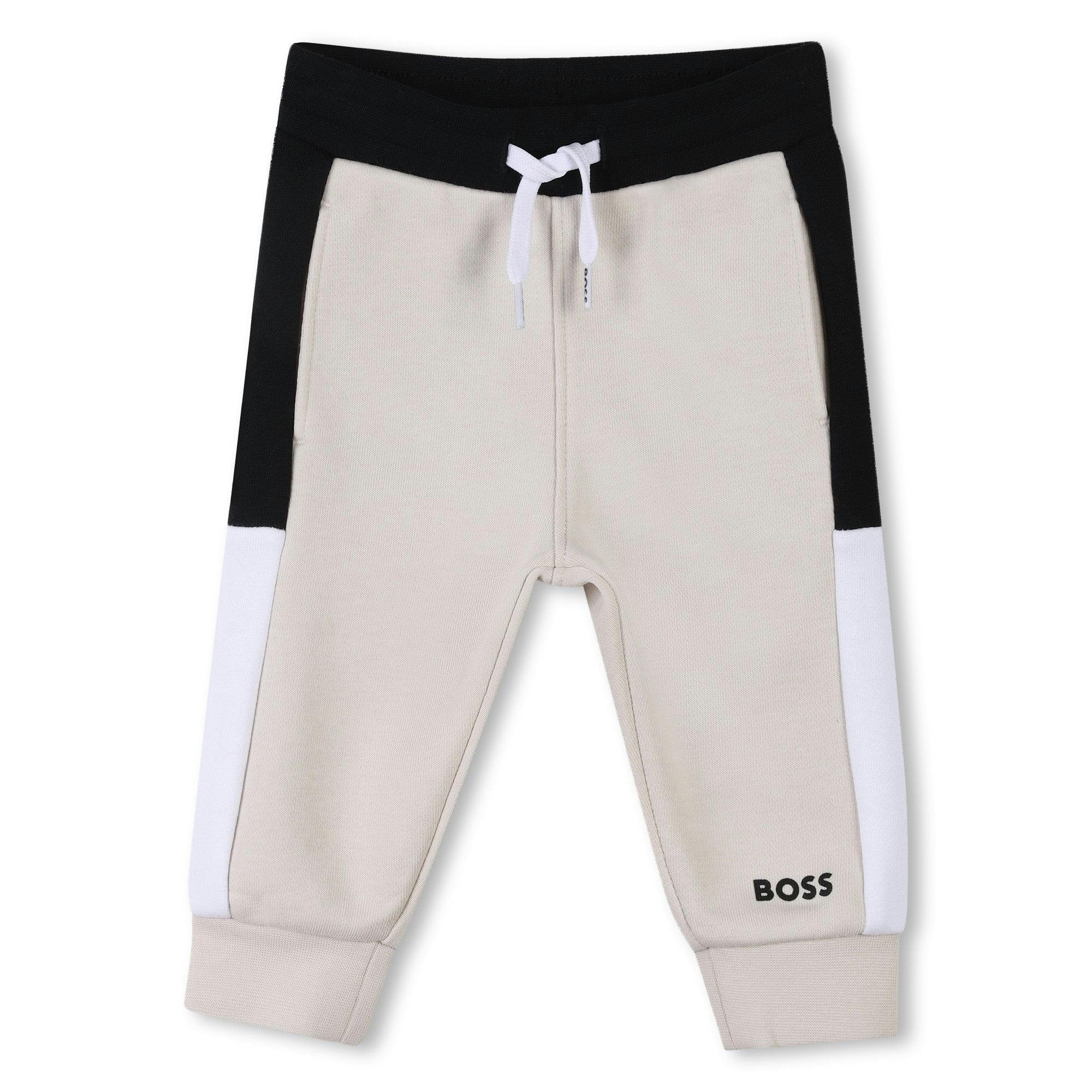 Sand Colorblock Jacket & Trousers Set