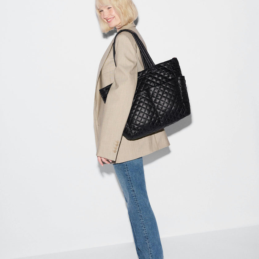 Black Metro Diaper Tote