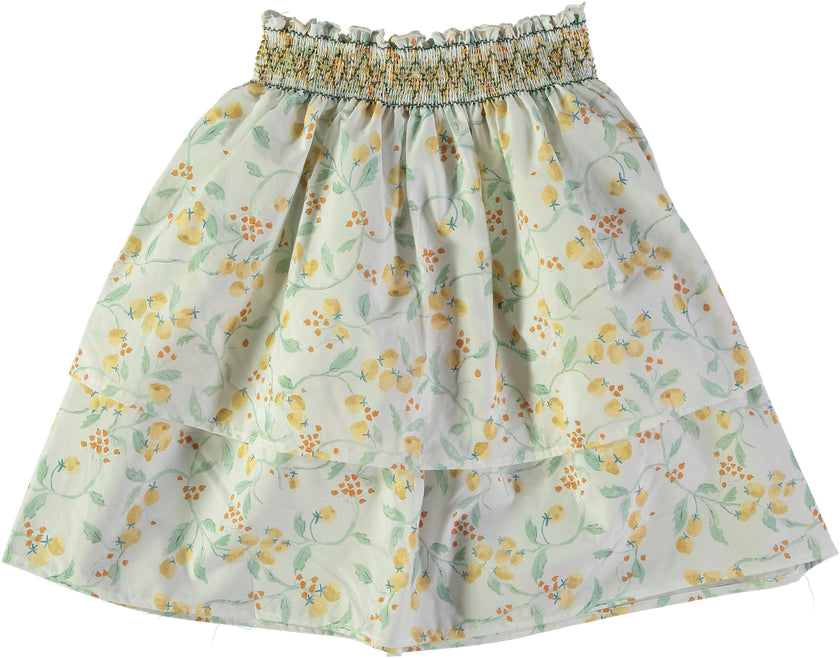 Jupe fille Coryza - Imprimé lemon