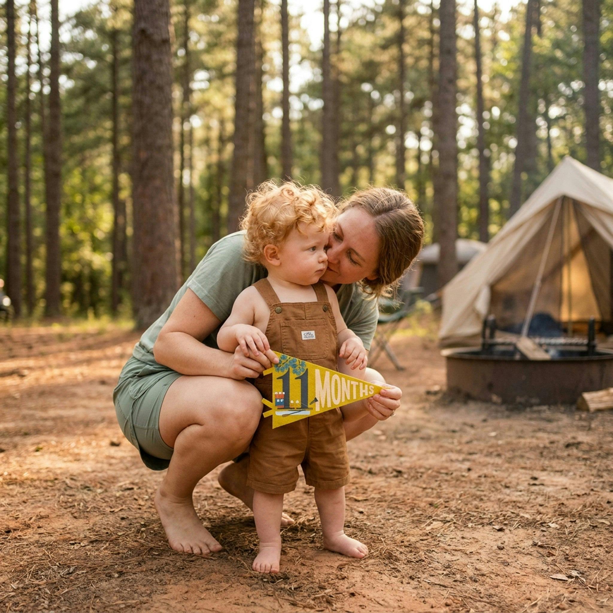 Little Camper Petit Milestone Pennants