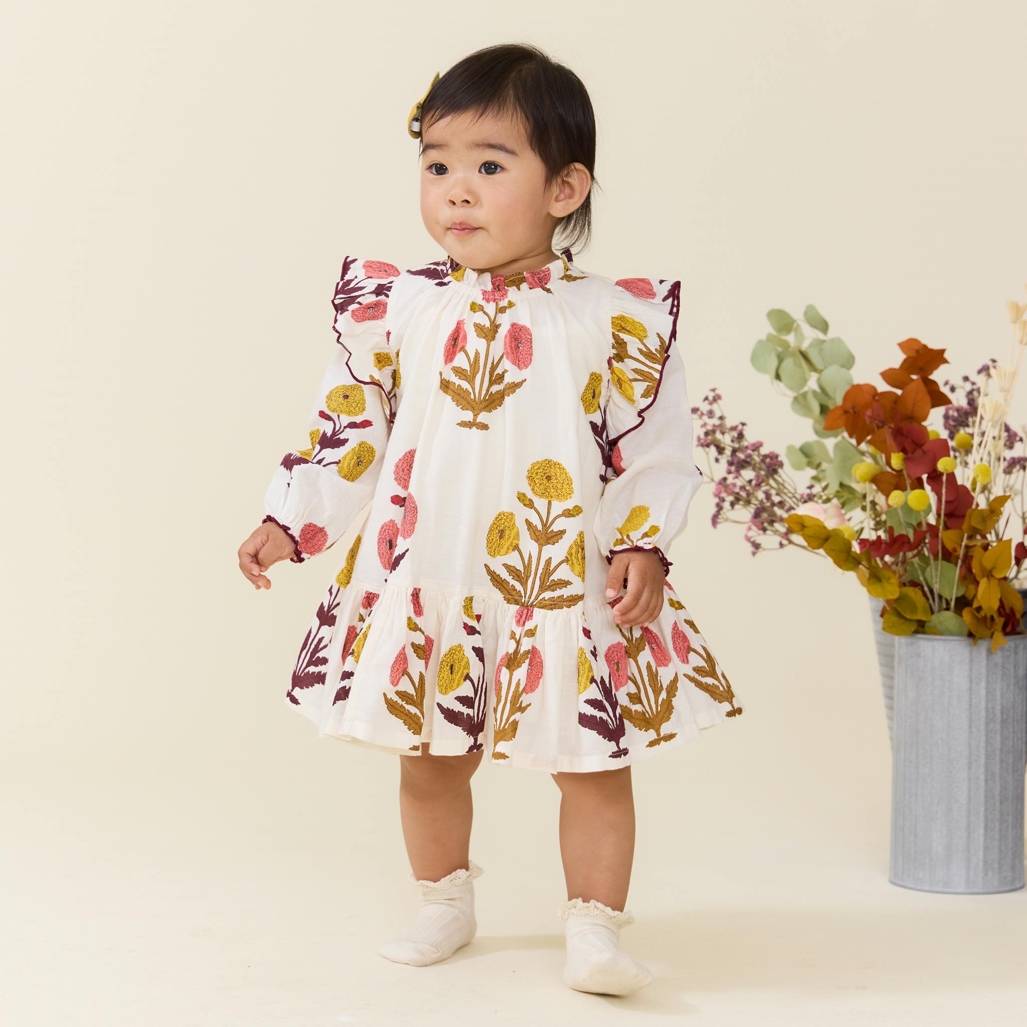 Baby Girls Harper Dress Set - Harvest Dandelion