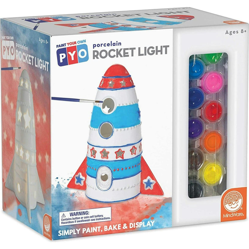 Mindware Paint Your Own Rocket Light
