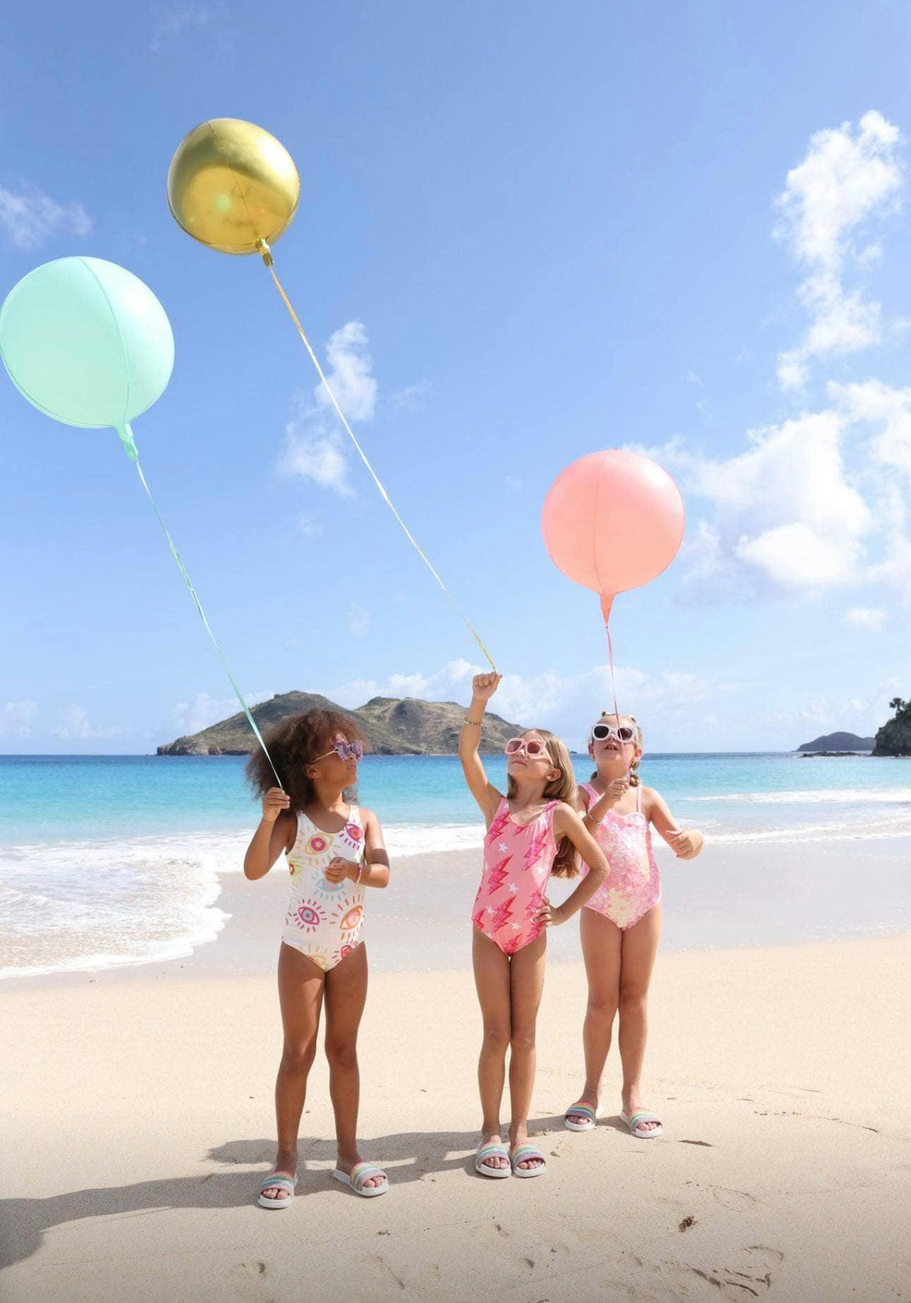 Shiny Sugar Flash Sleeveless One-Piece Swimsuit