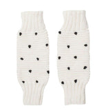 Hand Knit Pom Leg & Arm Warmers