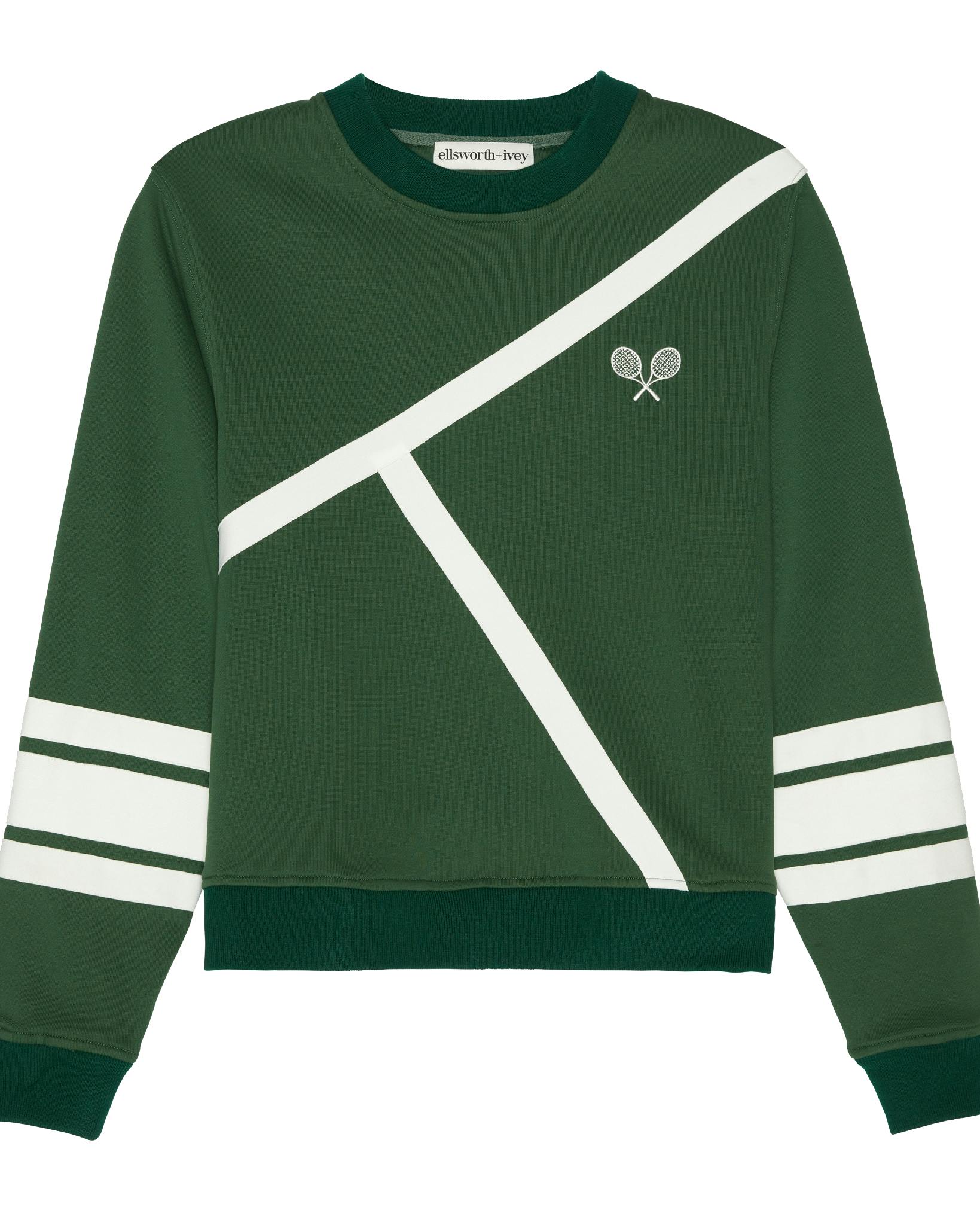Elle Sweatshirt - Tennis Lines