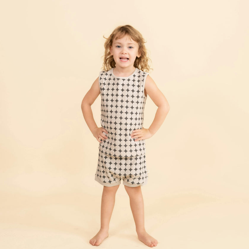 Organic Tank & Tee Shorts Set
