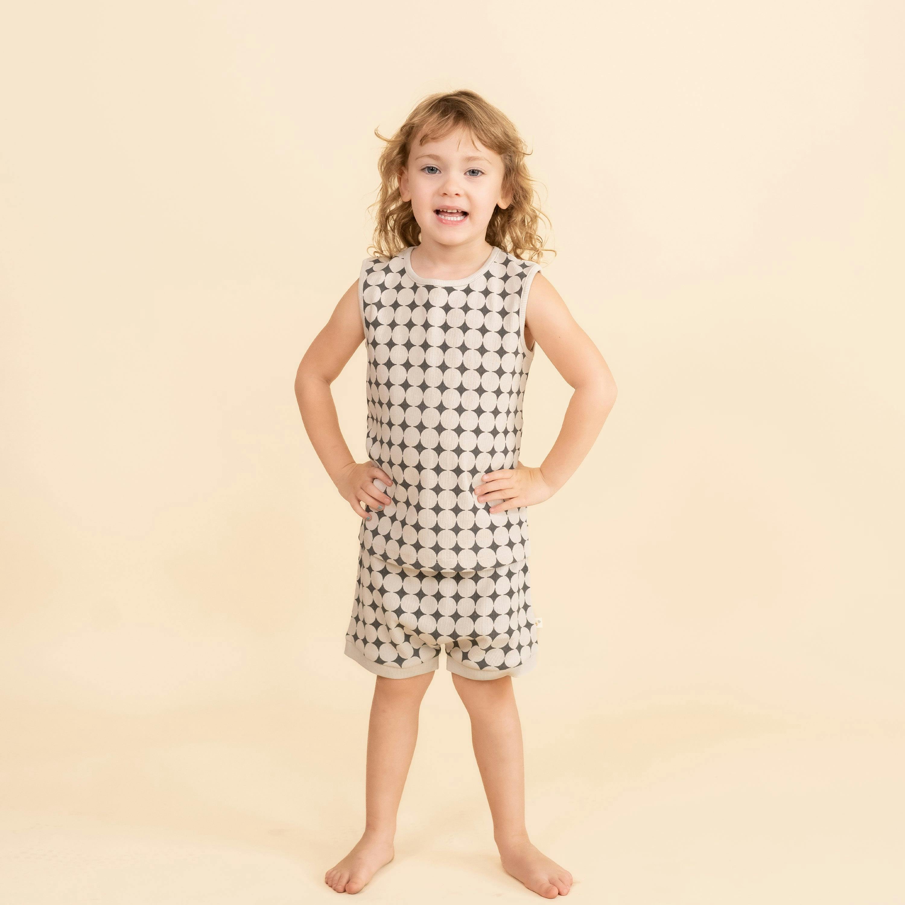 Organic Tank & Tee Shorts Set