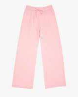 French Terry Pleated Wide Leg Pant