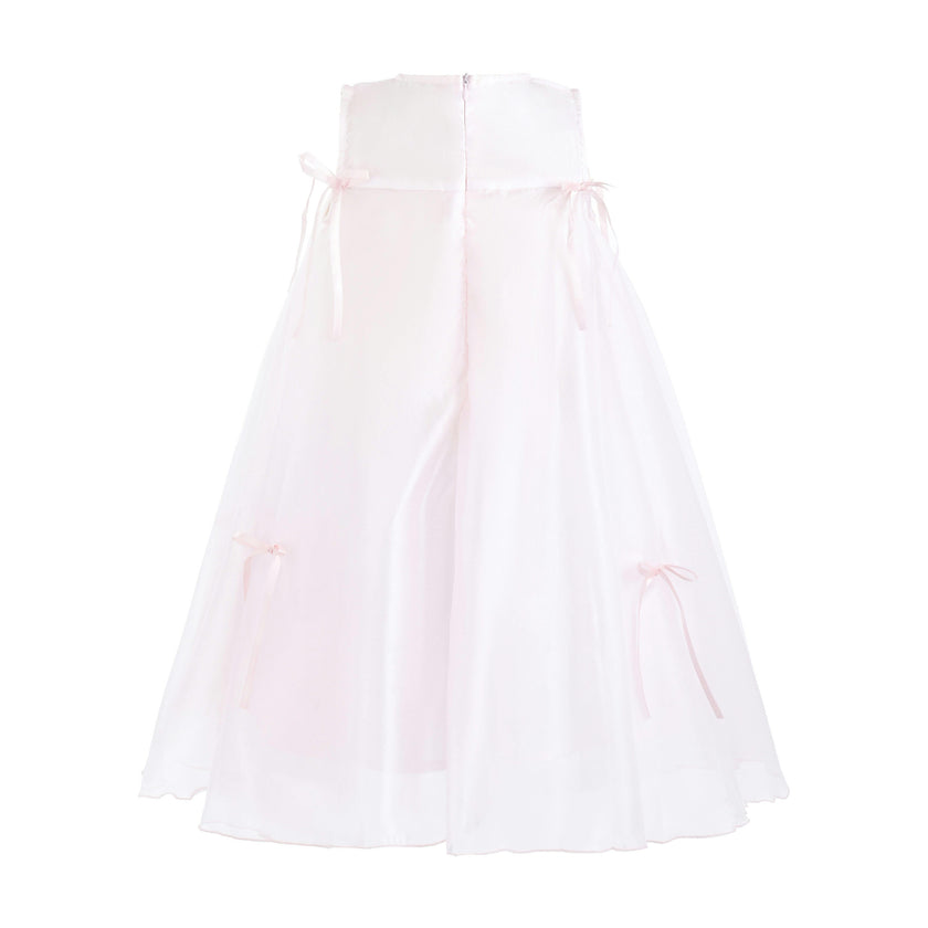 Pink Kaia Ribbon Bow Dress