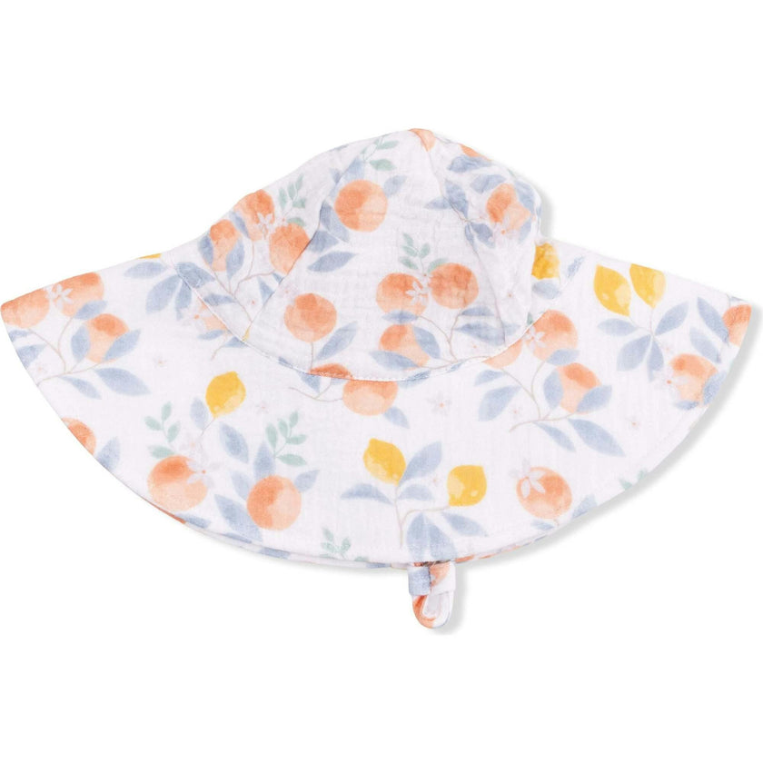 Citrus Floral - Wide Brim Sun Hat