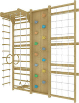 Walnut | Swedish Ladder Jungle Gym - Wall Mounted