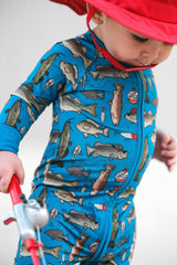 Wishin I Was Fishin' Blue Snoozer