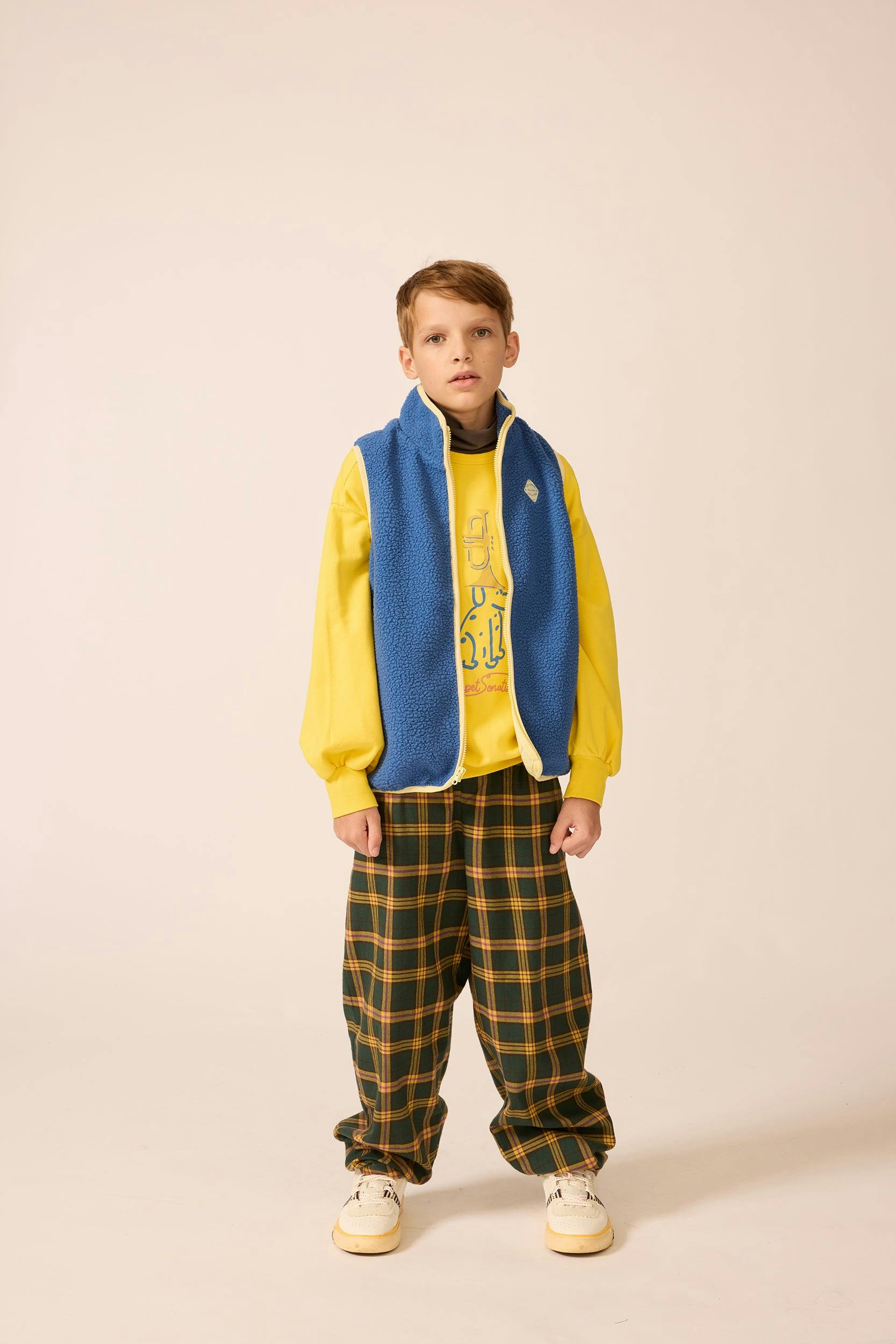 Polar Fleece Vest in Blue Note