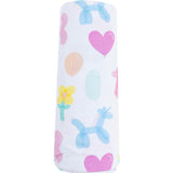 Balloon Animals - Pink - Swaddle Blanket