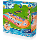 H2OGO! 16' Quadruple Inflatable Water Slide with Splash Landing