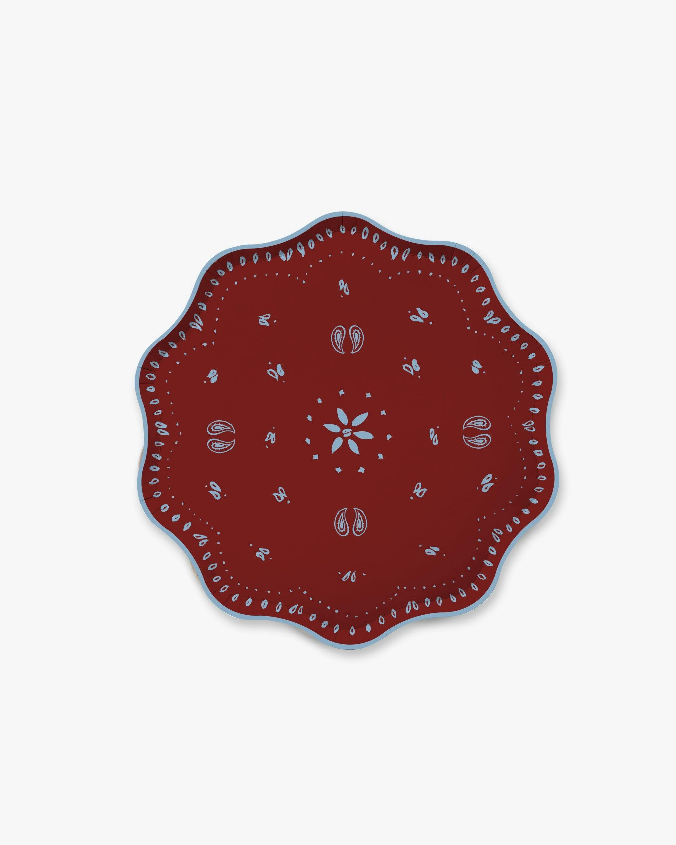 Rodeo Dessert Plate Set - Rouge