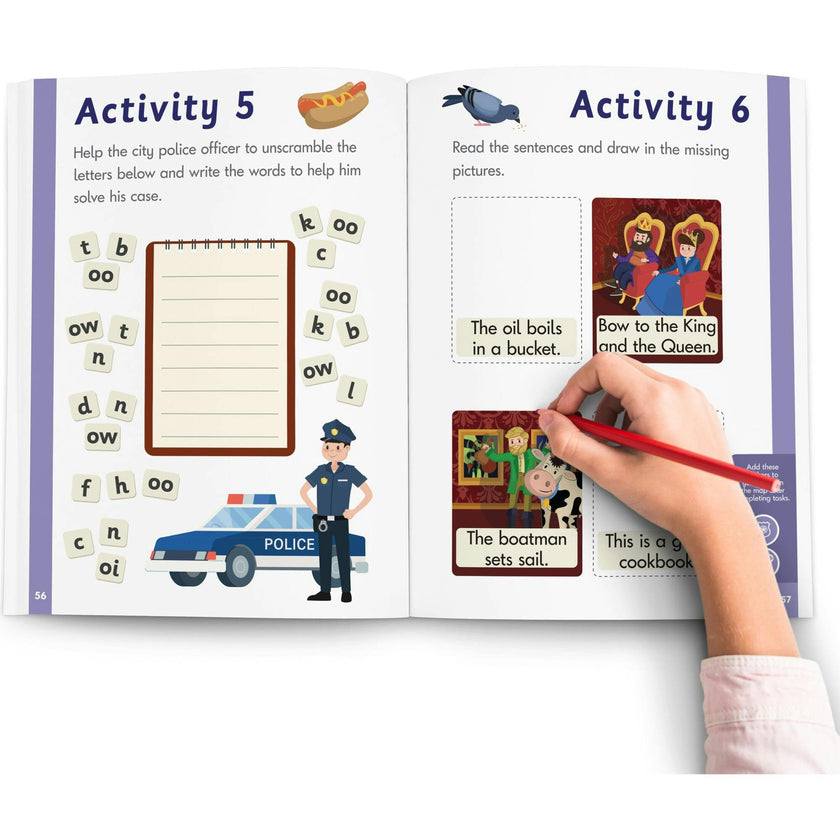 Phase 3 Phonics Educational Learning Workbook