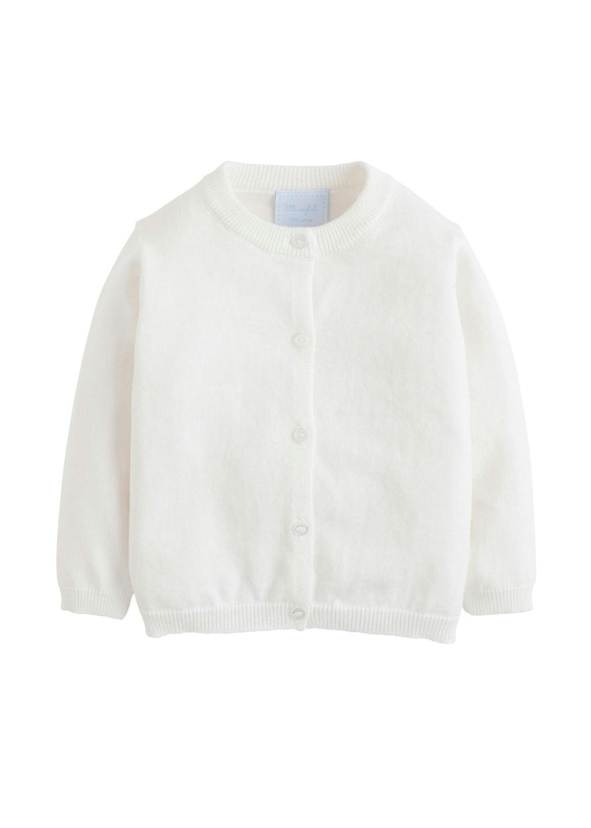 Essential Cardigan - White