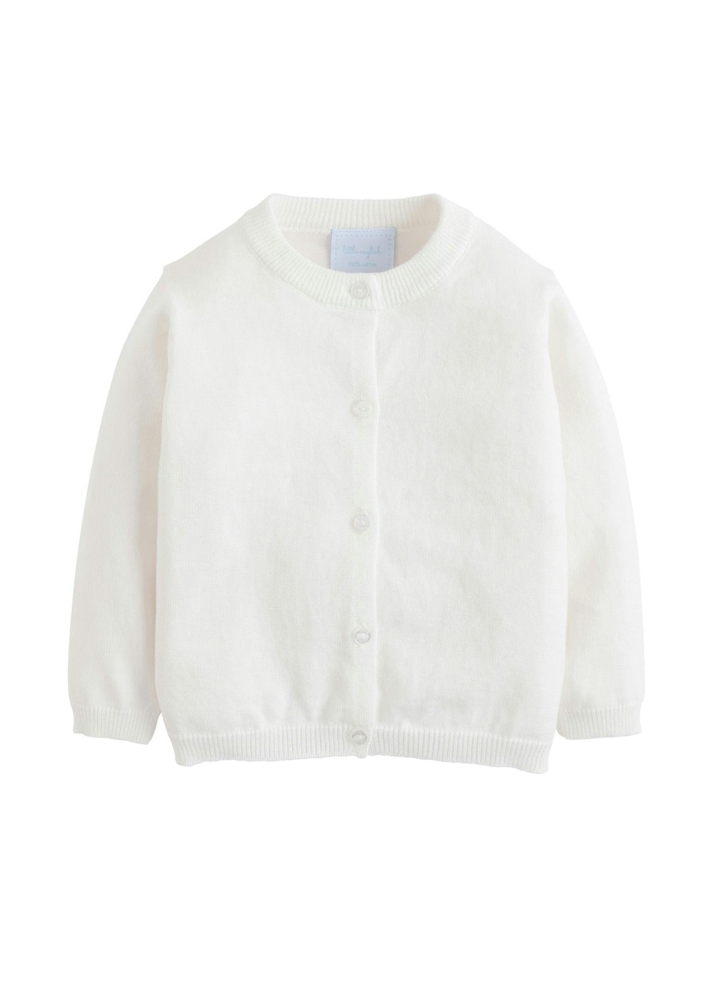 Essential Cardigan - White