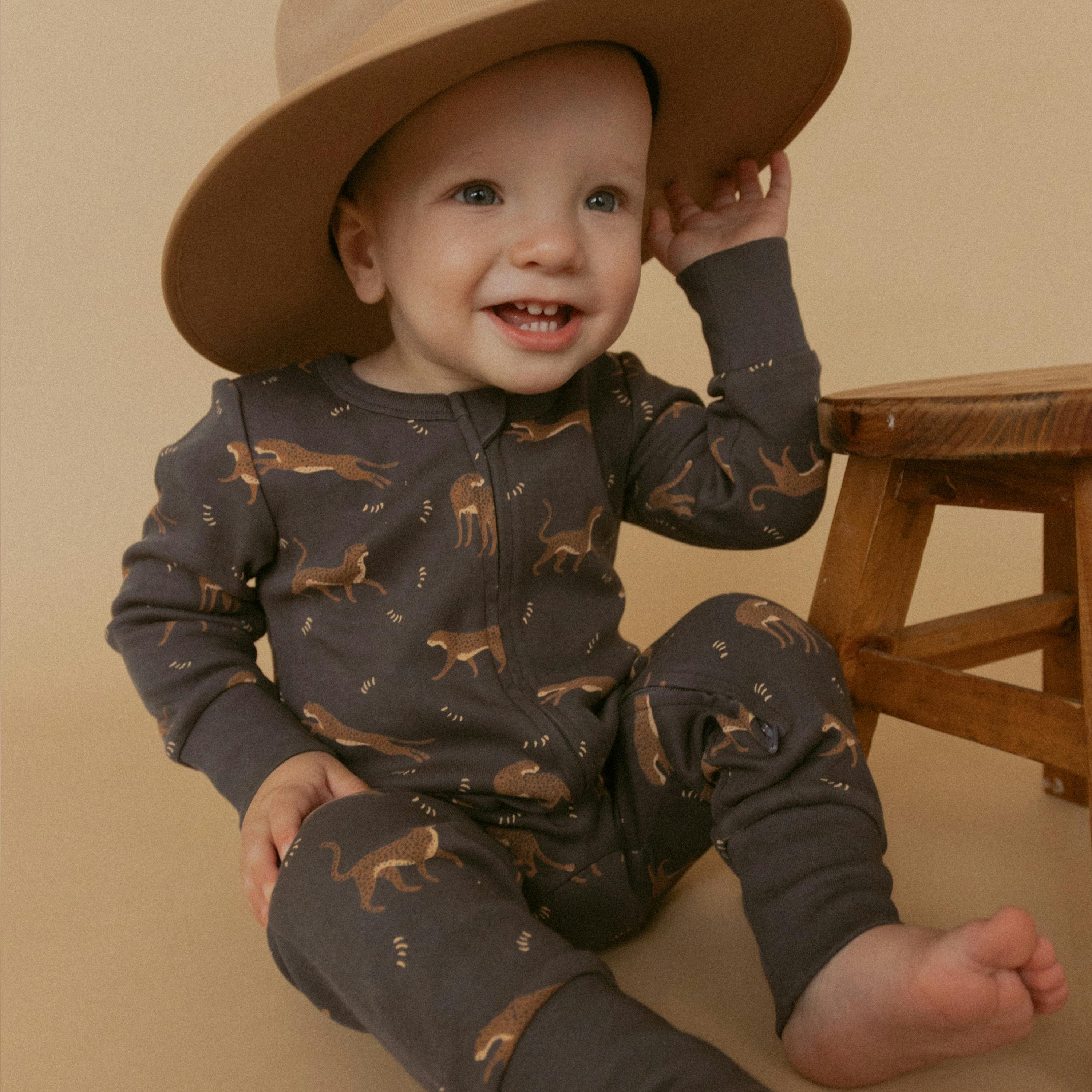 Organic 2-Way Zip Romper