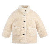 Beige Shearling Coat