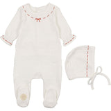 Soft Stitches Footie & Hat Set