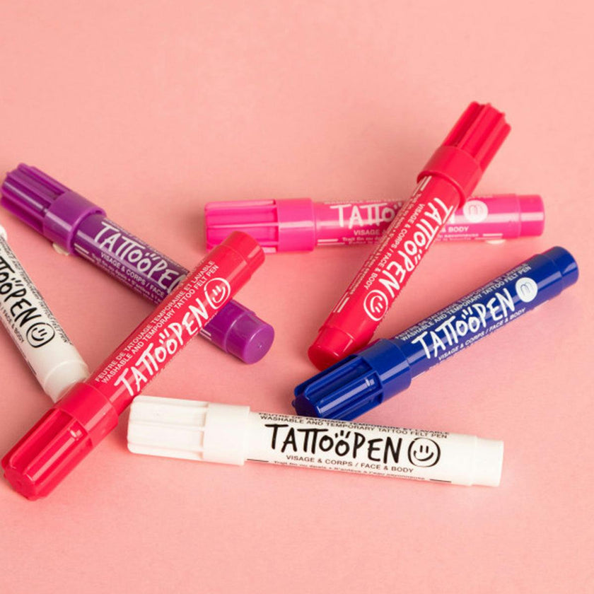 Tattoo Pen for Kids Dark Blue