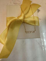 Block Letter Nameplate Necklace