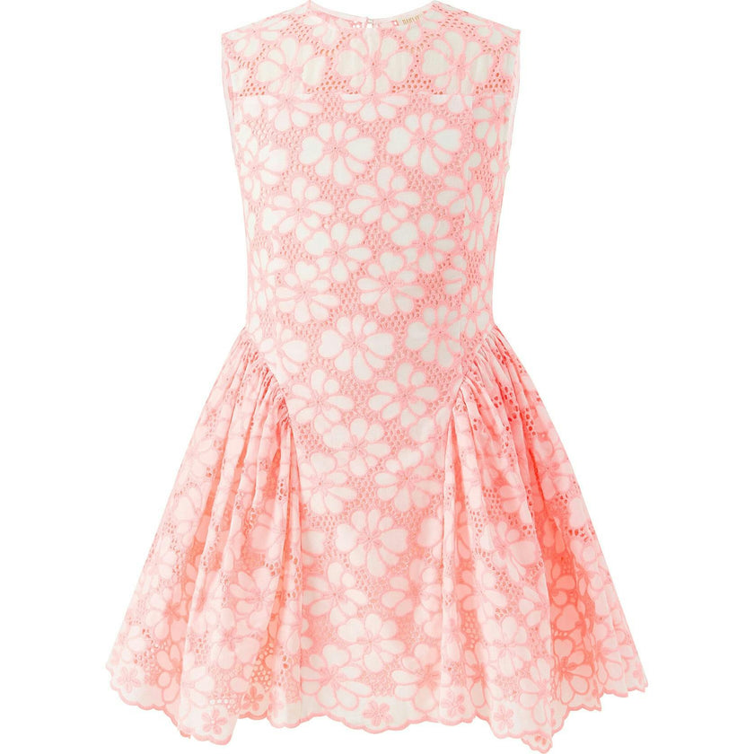 Holly Cotton Embroidered Mini Dress
