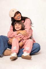 Mini Micah Crew Neck Sweatshirt in Pink & Bows