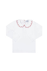 Nella Scallops Long Sleeve Tee