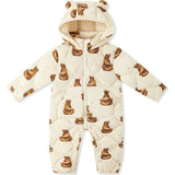 Honey Lightweight Down Hooded Jumpsuit