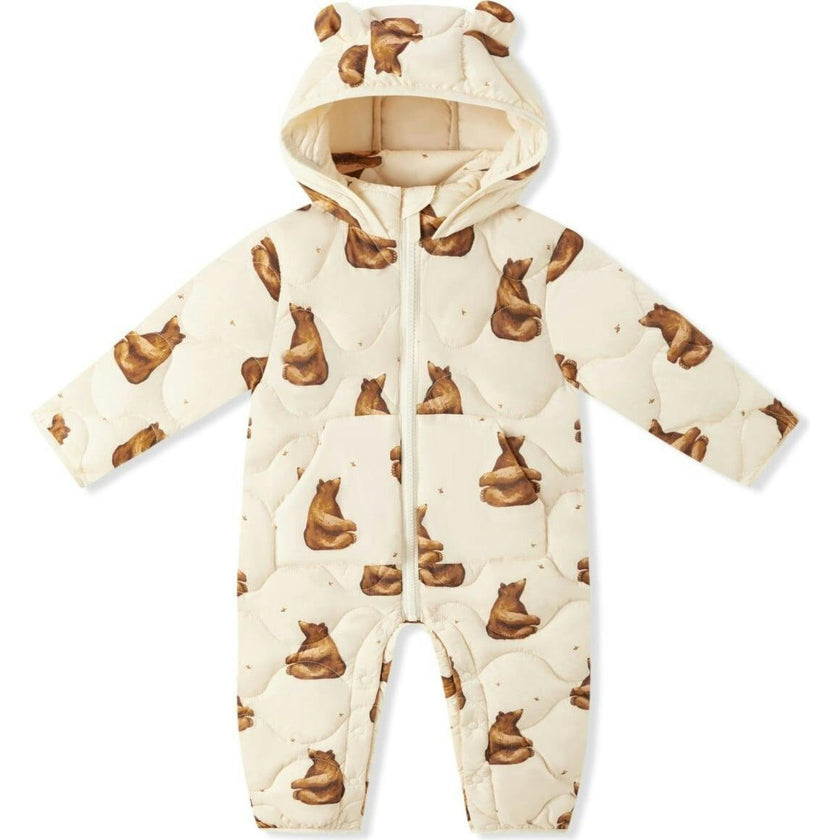 Honey Lightweight Down Hooded Jumpsuit