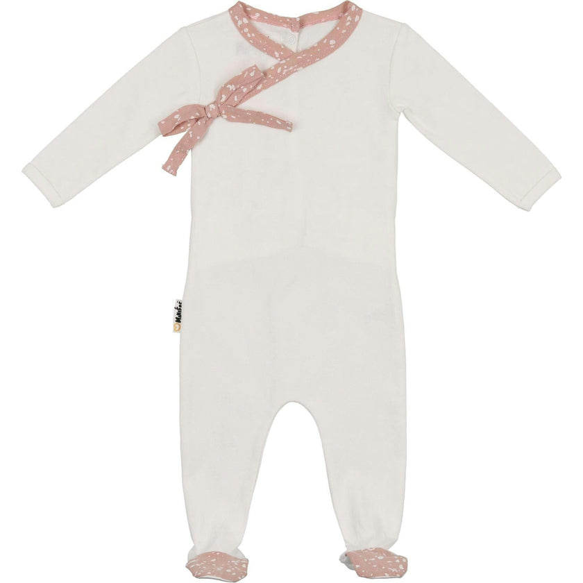 Speckled Wrap Footie