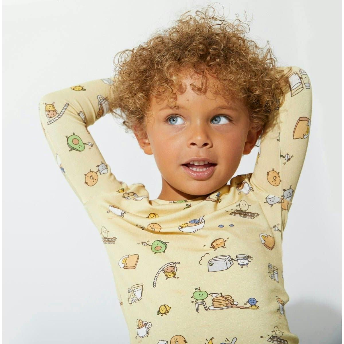 Love You Brunches Bamboo Kids Pajamas