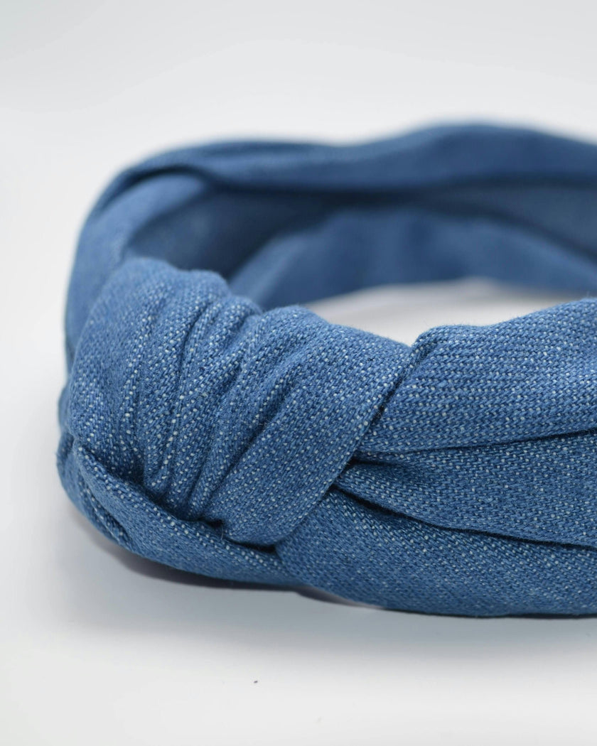 Comfy Denim Knot Headband