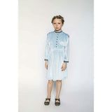 Vivienne dress (velvet sky blue)