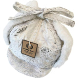Winter Tie Hat, White