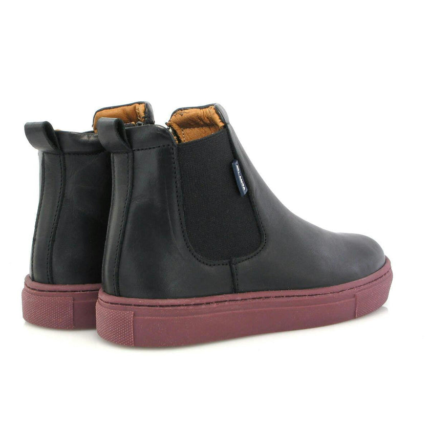 Sneaker Boots, Smooth Black