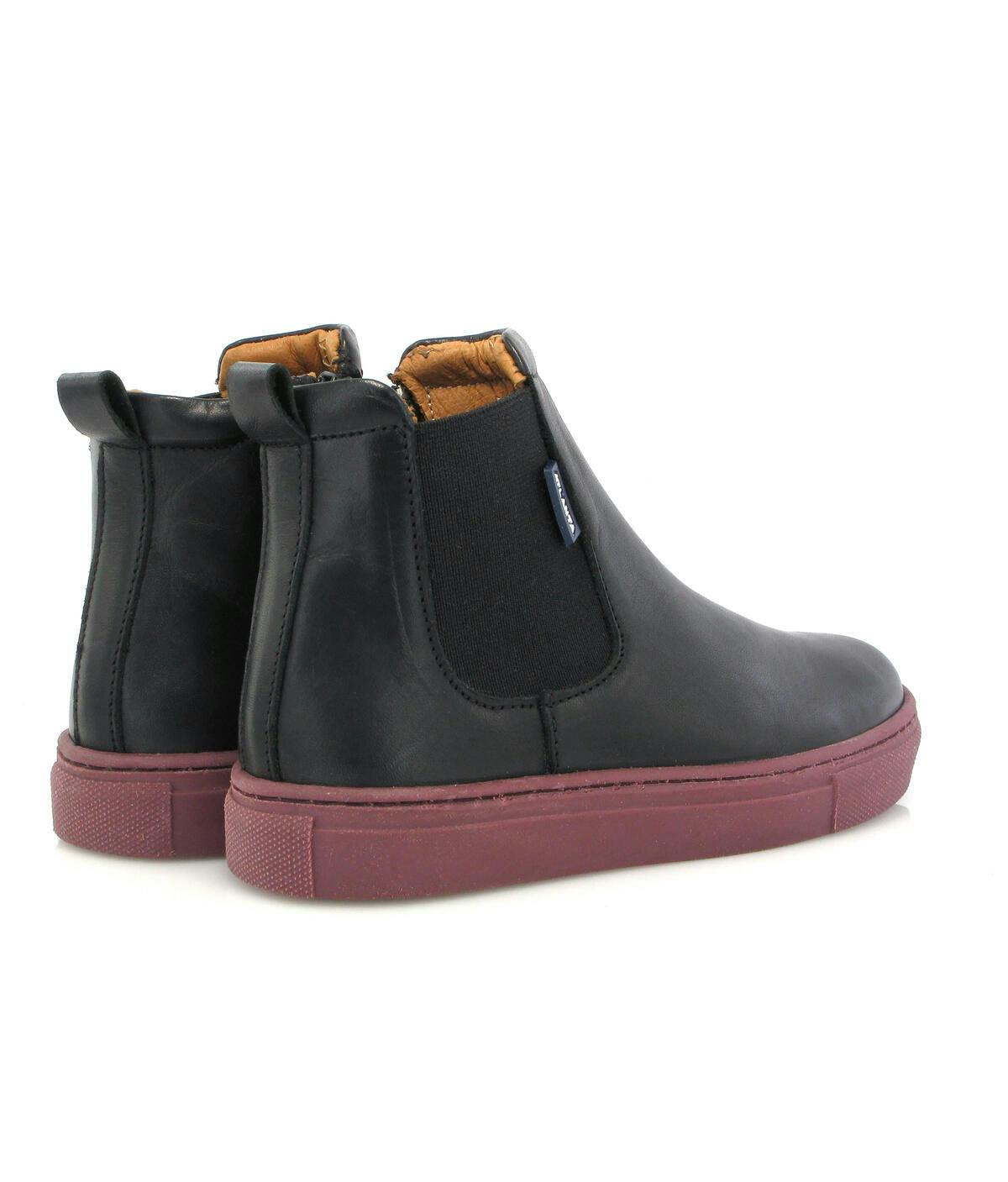 Sneaker Boots, Smooth Black