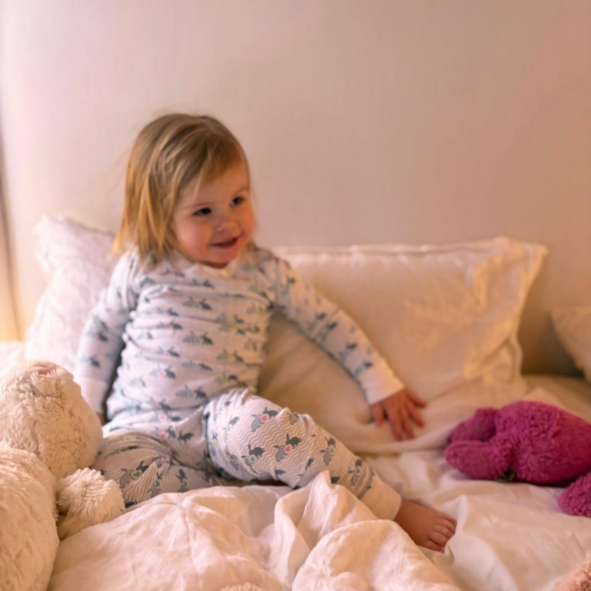 Bunny Love Two Piece Kids Pajamas