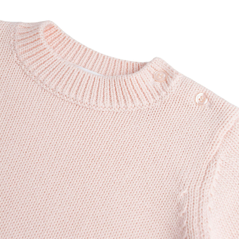 Soft Pink Knit Sweater